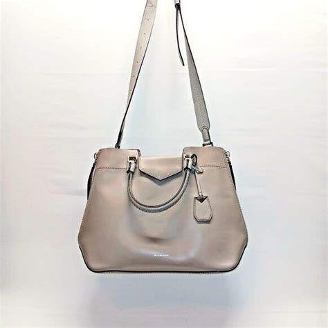 michael kors blakely pearl grey|MICHAEL Michael Kors Blakely Large Leather Tote Bag Pearl .